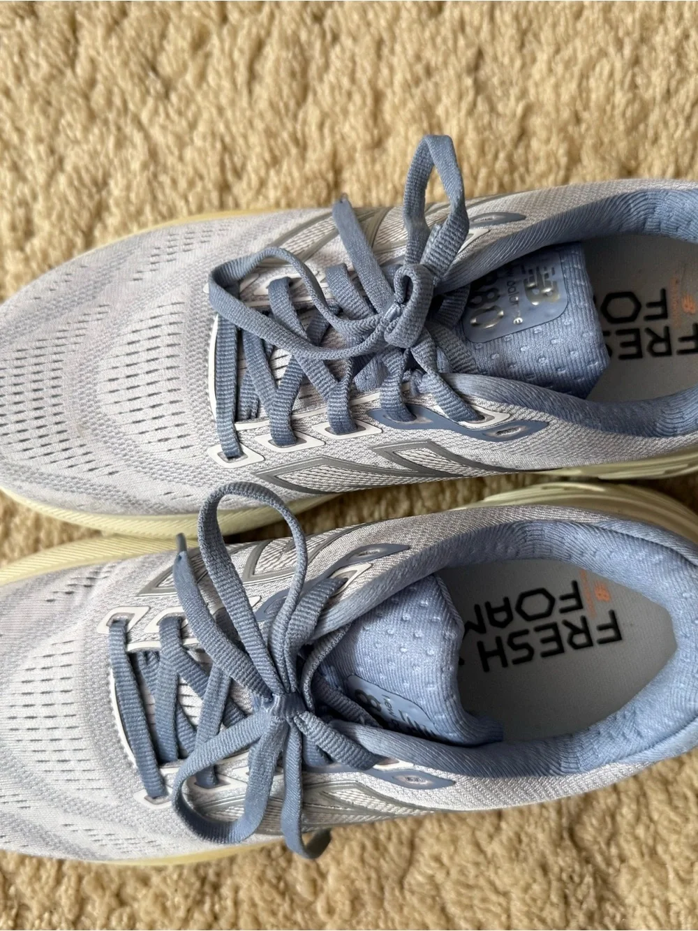 New Balance women’s Powder Blue Athletic Running Shoes